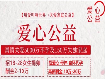 临洮捐卵助孕生子 爱心志愿者招募